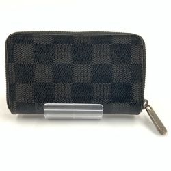 〇〇 LOUIS VUITTON ルイヴィトン ミエ グラフィット ジッピー コインパース コインケース N63076 ブラック Bランク