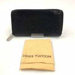 〇〇 LOUIS VUITTON ルイヴィトン エピ ジッピー ウォレット 長財布 M61857 ブラック Bランク