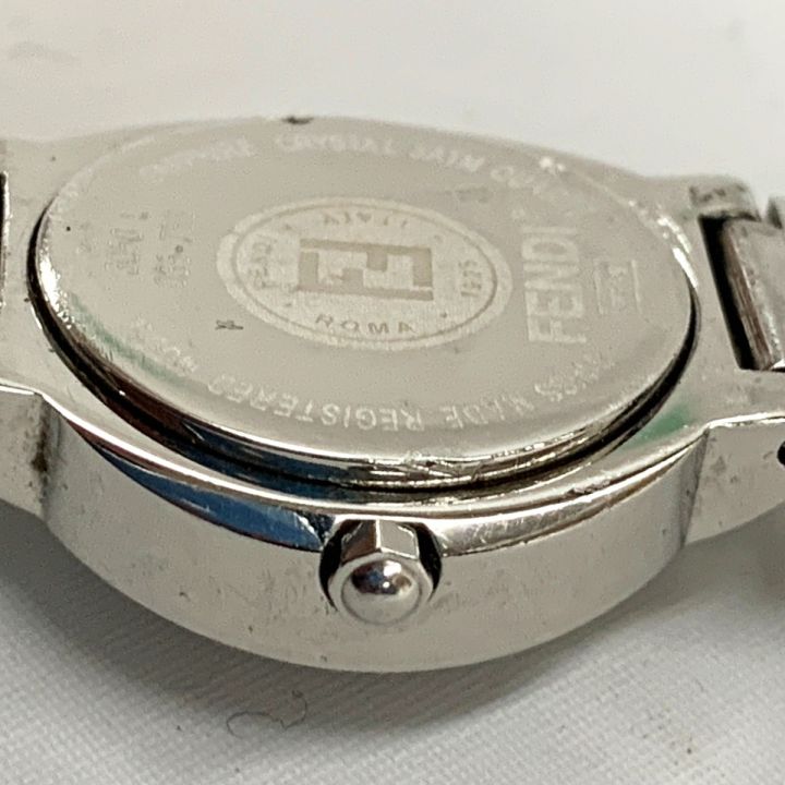 FENDI フェンディ クォーツ 2針 アナログ 腕時計 3050L シルバー x