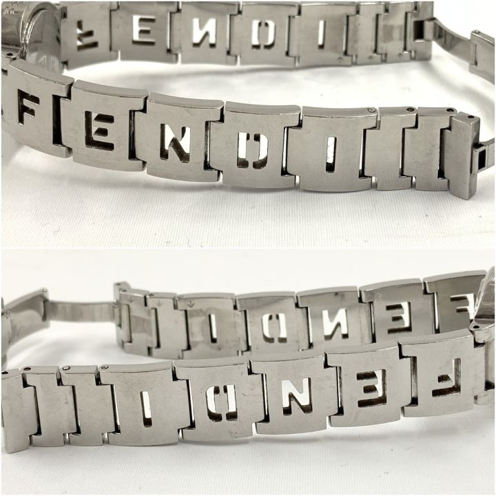 FENDI フェンディ クォーツ 2針 アナログ 腕時計 3050L シルバー x