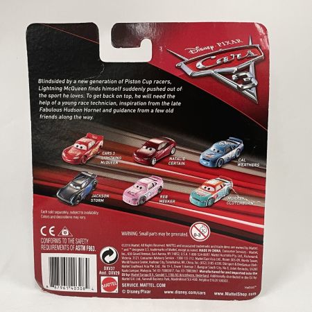  Mattel カーズ3 キャラクターカー ミニカー ジャクソン・ストーム スモーキー キング