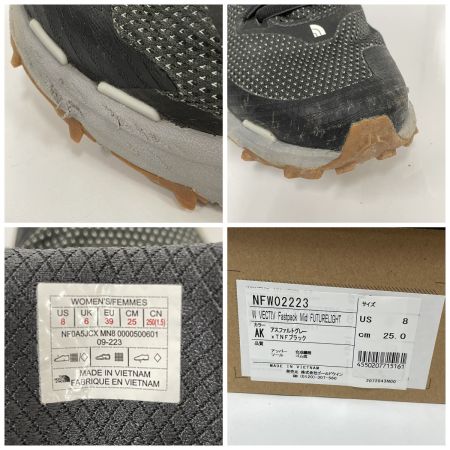  THE NORTH FACE ザノースフェイス レディース VECTIV Fastpack Mid FUTURELIGHT サイズ25cm NF0A5JCX ブラック×グレー