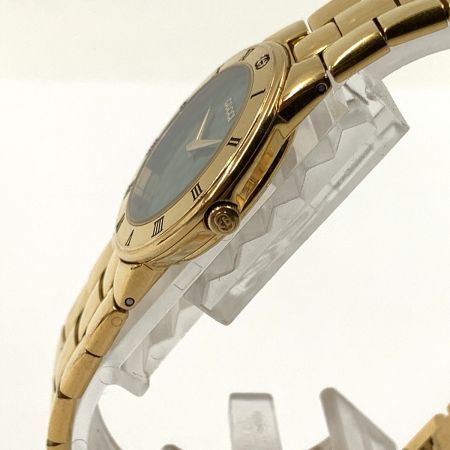  GUCCI グッチ レディース クォーツ 腕時計 3300L ゴールド x グリーン 現状渡し 