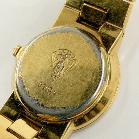  GUCCI グッチ レディース クォーツ 腕時計 3300L ゴールド x グリーン 現状渡し 