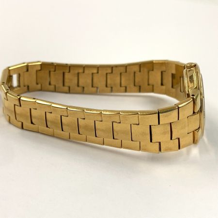  GUCCI グッチ レディース クォーツ 腕時計 3300L ゴールド x グリーン 現状渡し 