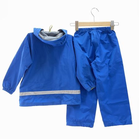  mont･bell モンベル キッズ レインウェア レイントレッカー サイズ100cm #1128642 ブルー