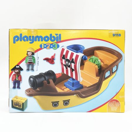  playmobil プレイモービル1.2.3 Pirate Ship 海賊船 9118
