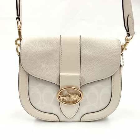  COACH コーチ シグネチャー ショルダーバッグ 斜め掛け C2806 ホワイト