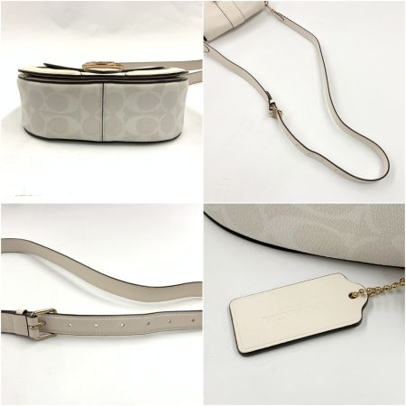  COACH コーチ シグネチャー ショルダーバッグ 斜め掛け C2806 ホワイト