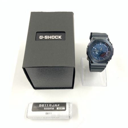  CASIO カシオ Gショック アナログデジタル 2100シリーズ クォーツ 腕時計 GM-2100N ブルー