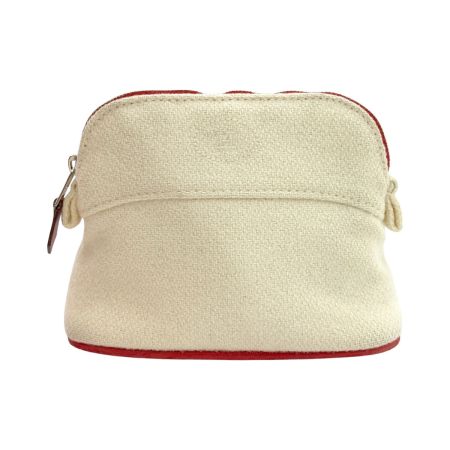  HERMES エルメス ボリード ポーチ 16 ミニミニ コスメ 化粧ポーチ ベージュ