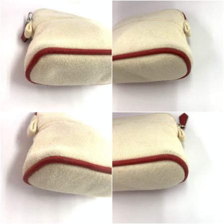  HERMES エルメス ボリード ポーチ 16 ミニミニ コスメ 化粧ポーチ ベージュ