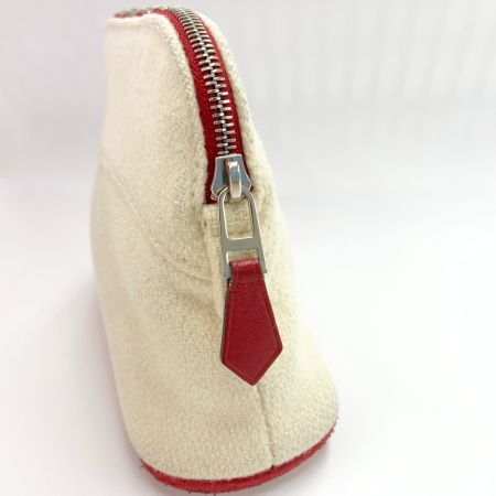  HERMES エルメス ボリード ポーチ 16 ミニミニ コスメ 化粧ポーチ ベージュ