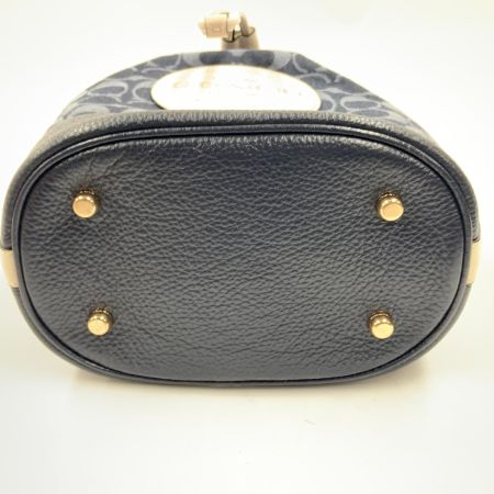  COACH コーチ デンプシー ドローストリング バケット バッグ シグネチャー デニム 2WAY C4101 ネイビー