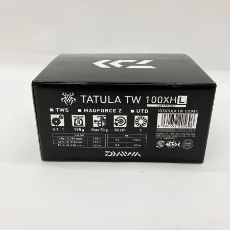  DAIWA ダイワ TATULA  TW タトゥーラ TW 100XHL 00630040 ベイトリール