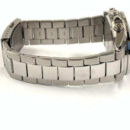  EDIFICE エディフィス CASIO カシオ クロノグラフ クォーツ 腕時計 efv－570d ブルー  x シルバー