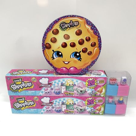  Shopkins ショップキンズ シーズン6 メガパック×2 PLAY TIN セット