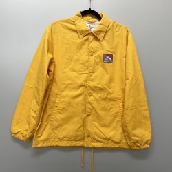 〇〇 BEN DAVIS ベンデイビス メンズ コーチジャケット SIZE L BDZ8-8004 イエロー Bランク