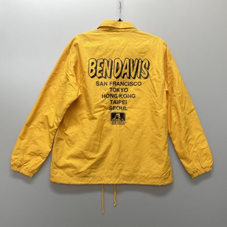  BEN DAVIS ベンデイビス メンズ コーチジャケット SIZE L BDZ8-8004 イエロー