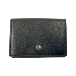 〇〇 COACH コーチ トライフォールド オリガミ コイン ウォレット 三つ折り財布 C4439 ブラック Bランク