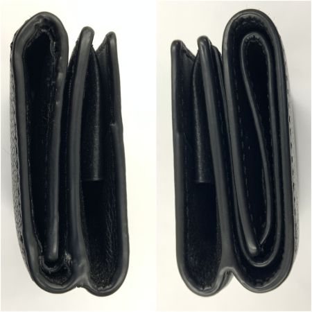  COACH コーチ トライフォールド オリガミ コイン ウォレット 三つ折り財布 C4439 ブラック