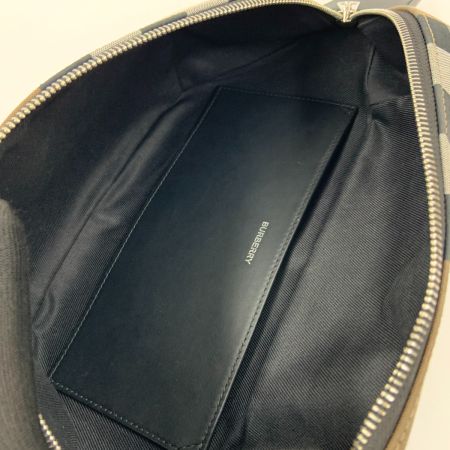  BURBERRY バーバリー チェック クロスボディー 斜め掛け バッグ ウェストバッグ 8084555 ベージュ