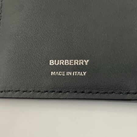  BURBERRY バーバリー 長財布 ロゴ レザー 二つ折り 長財布 ブラック