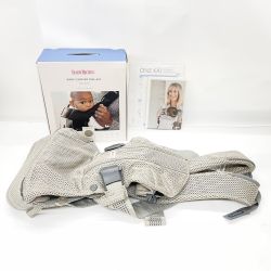 〇〇 BABY BJORN ベビービョルン ベビーキャリア ONE KAI Air 抱っこ紐 グレーベージュ Aランク