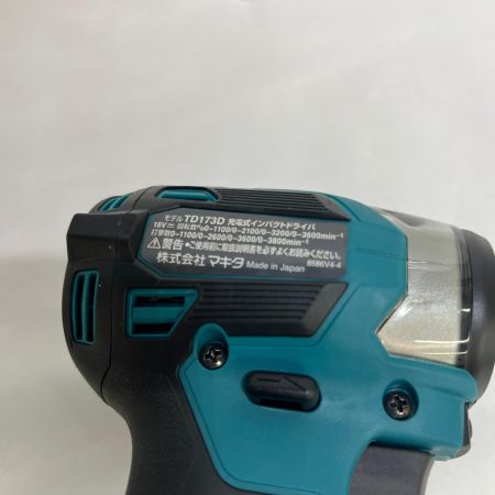  MAKITA マキタ 充電式インパクトドライバ 18V 6Ah バッテリ2本 充電器 ケース付 TD173DRXGX 未使用品