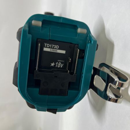  MAKITA マキタ 充電式インパクトドライバ 18V 6Ah バッテリ2本 充電器 ケース付 TD173DRGX 未使用品