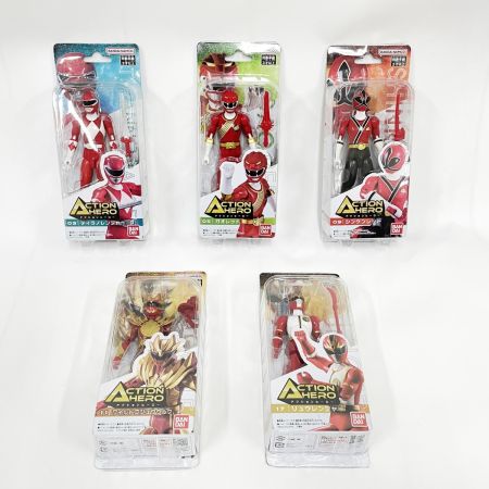  BANDAI バンダイ アクションヒーロー ティラノレンジャー ワイルドゴジュウウルフ 他5体セット