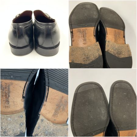  Salvatore Ferragamo サルヴァトーレフェラガモ ガンチーニ ローファー ビジネスシューズ サイズ表記 7 1/2 ブラック