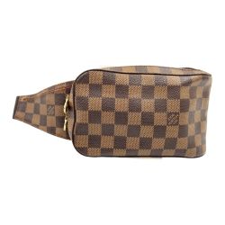 〇〇 LOUIS VUITTON ルイヴィトン ダミエ ジェロニモス ボディバッグ N51994 ブラウン Bランク
