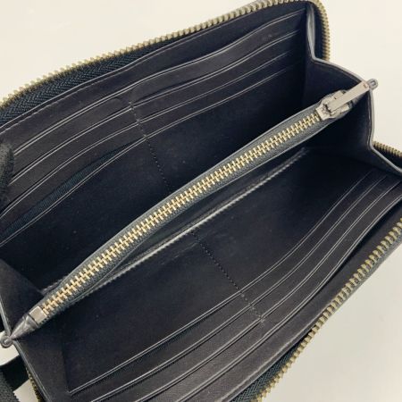  COACH コーチ シグネチャー ラウンドファスナー 長財布  F58112 ブラウン x ブラック