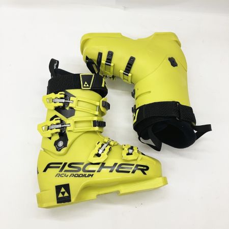  FISCHER フィッシャー RC4 PODIUM  20-21モデル スキーブーツ SIZE 23cm イエロー 現状渡し
