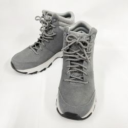 〇〇 SKECHERS レディース スニーカーブーツ サイズ25.5cm 49727 チャコール Aランク