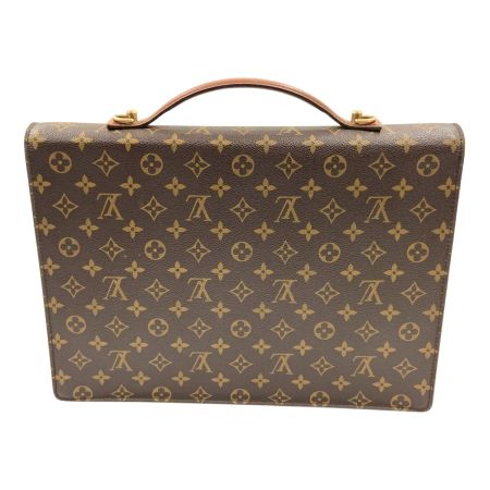  LOUIS VUITTON ルイヴィトン モノグラム ポルトドキュマン バンドリエール ビジネスバッグ M53338 ブラウン 現状渡し 