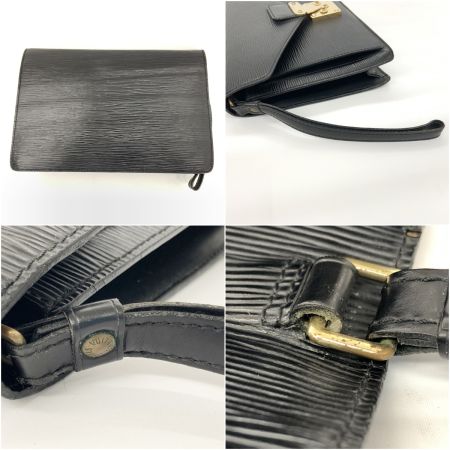  LOUIS VUITTON ルイヴィトン エピ ポシェット セリエ ドラゴンヌ メンズ セカンドバッグ M52612 ブラック