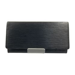 〇〇 LOUIS VUITTON ルイヴィトン エピ 二つ折り財布  ブラック 現状渡し ジャンク品 Dランク