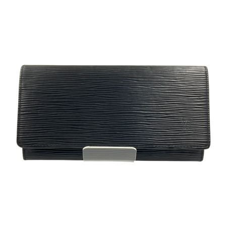  LOUIS VUITTON ルイヴィトン エピ 二つ折り財布  ブラック 現状渡し ジャンク品