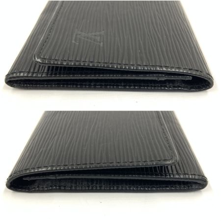  LOUIS VUITTON ルイヴィトン エピ 二つ折り財布  ブラック 現状渡し ジャンク品