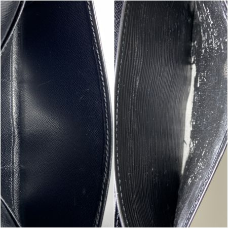  LOUIS VUITTON ルイヴィトン エピ 二つ折り財布  ブラック 現状渡し ジャンク品