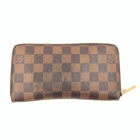  LOUIS VUITTON ルイヴィトン ダミエ ジッピーウォレット ラウンドファスナー長財布 N60015 ブラウン