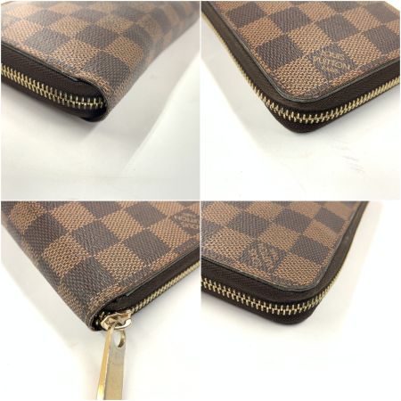  LOUIS VUITTON ルイヴィトン ダミエ ジッピーウォレット ラウンドファスナー長財布 N60015 ブラウン