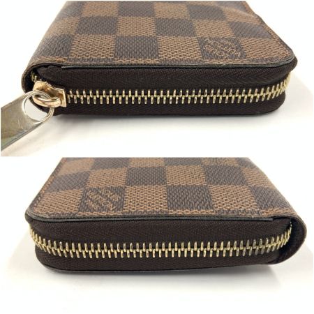  LOUIS VUITTON ルイヴィトン ダミエ ジッピーウォレット ラウンドファスナー長財布 N60015 ブラウン