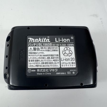  MAKITA マキタ バッテリー 未使用品 18v 6.0Ah BL1860B