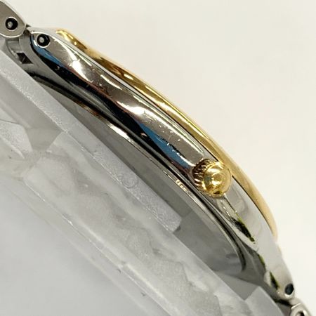  OMEGA オメガ デビル シンボル メンズ クォーツ ベゼル18K  腕時計 ゴールド x シルバー 現状渡し ジャンク品