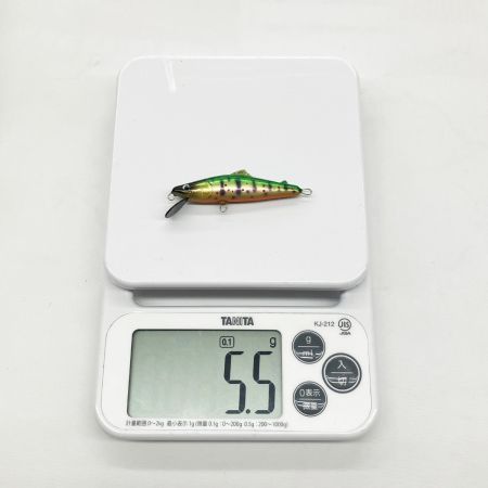  麗s GOLD 麗s ミノー × STAGOLD レイズルアークラフト STAYGOLD コラボ  blackflag5 60mm