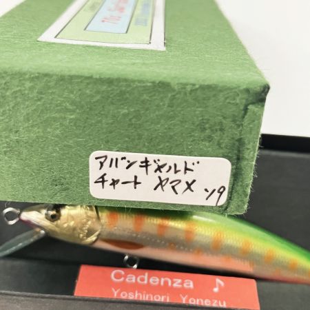  Cadenza カデンツァ Cadenza♪ バルサ Balsa 70s 4.5g sinking ルアー ミノー Surface 未使用品