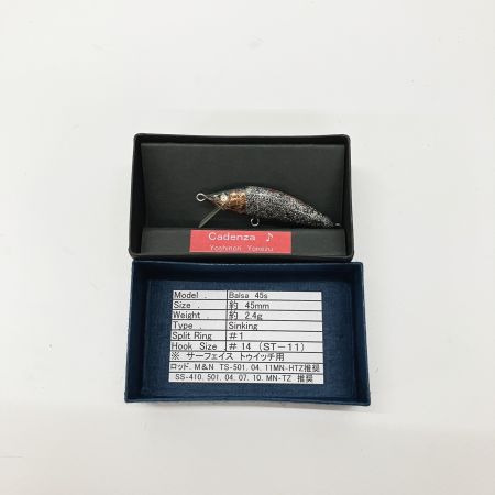  Cadenza カデンツァ Cadenza♪ バルサ 45S X'mas Balsa 45S ルアー ミノー 未使用品